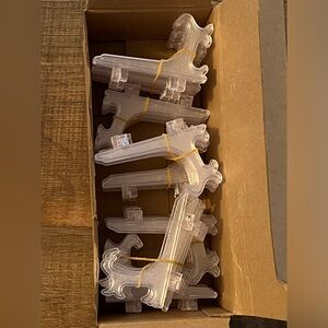 Mini clear stands for displaying baseball cards or coin collection. NWT.
